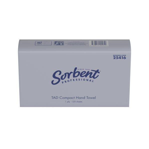 New Homepage 28 Sorbent Professional Tad Compact Hand Towel 1ply 120 Sheet 20 Pack 10